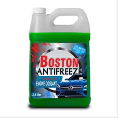 2.5  LITER | GREEN | BOSTON ANTIFREEZE, ANTIBOIL, ANTIRUST COOLANT.