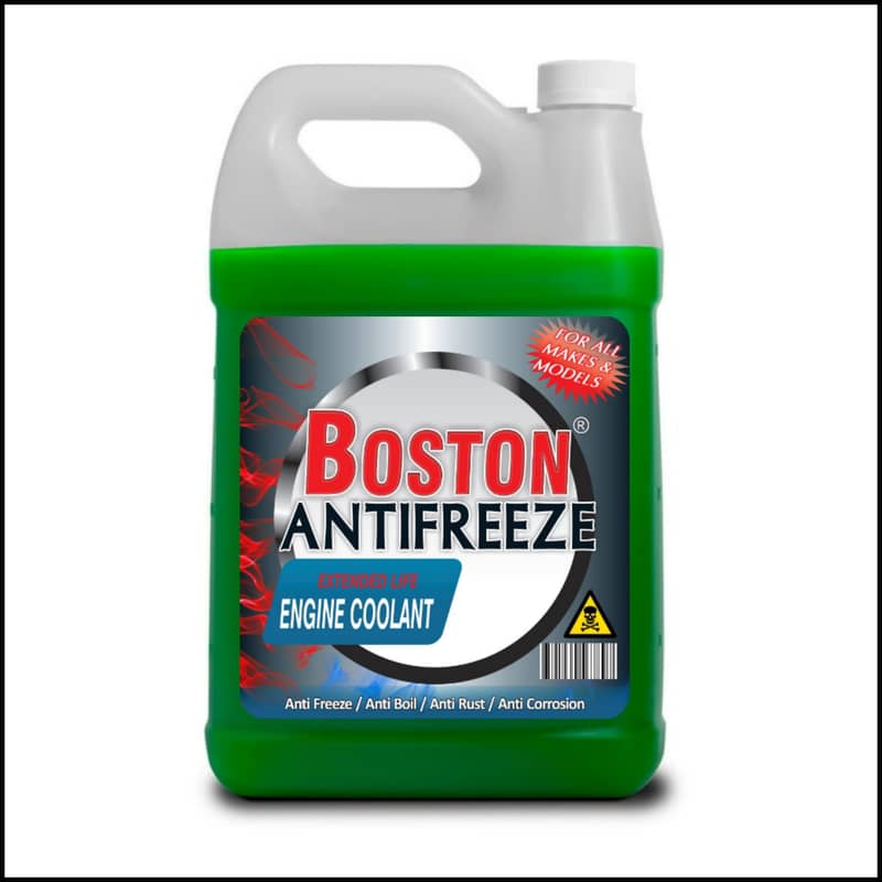 2.5  LITER | GREEN | BOSTON ANTIFREEZE, ANTIBOIL, ANTIRUST COOLANT. 1