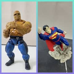 Fantastic 4 The Thing and Superman statue action figure