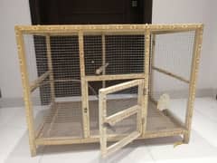 bird wooden cage