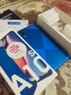 Samsung A10s 2/32 full packing just like new WhatsApp and call