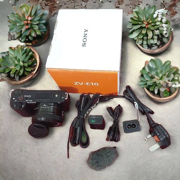 Sony ZV E10 Camera With Kit Lens 4k 9