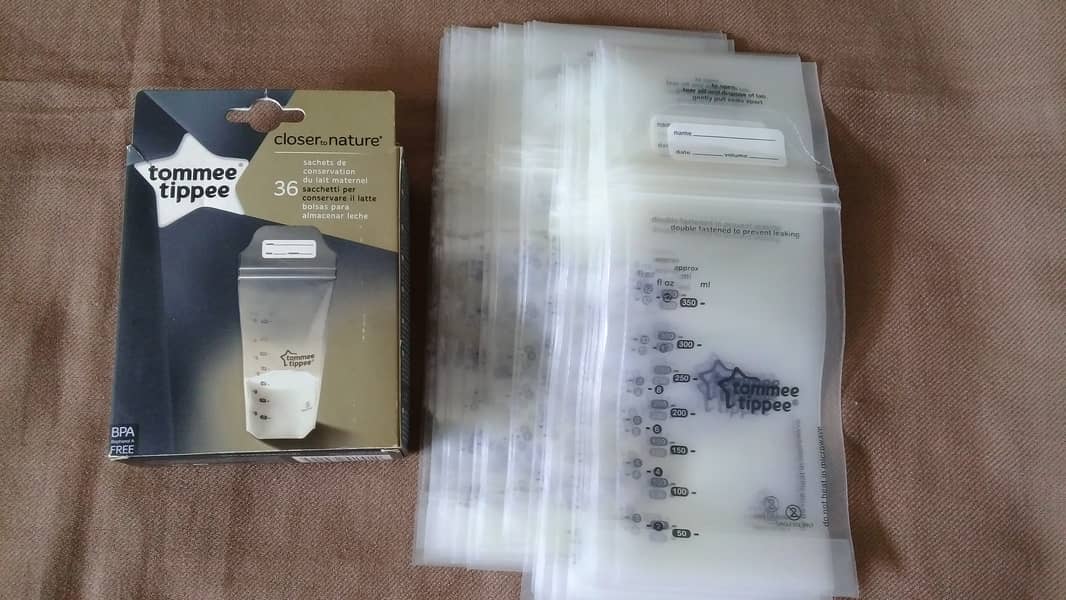 Tommee Tippee Milk Storage Bags for Baby Feeding 1