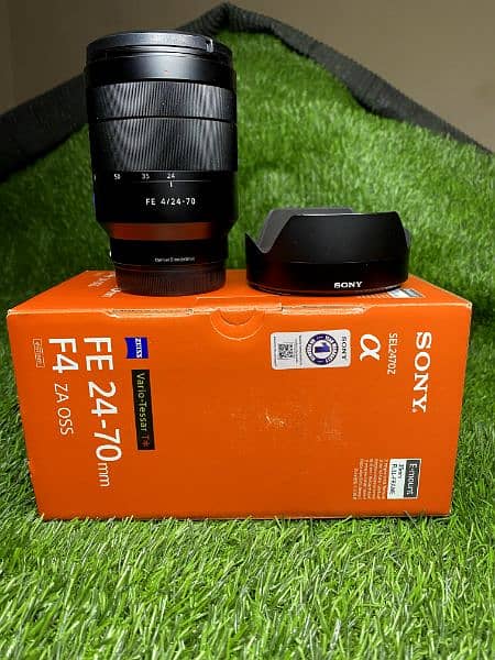 24-70 F4 Lens Condition 10/10+++ Only 2 Time Use In Event 4