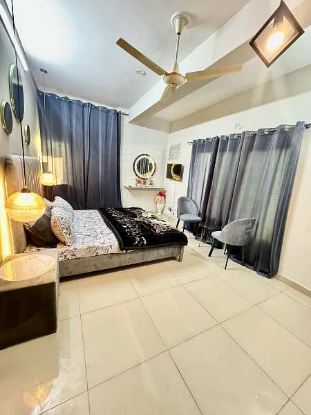 one bedroom apartment daily weekly monthly basis in E-11 9