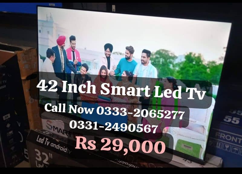 Smart 32 to 65 Inch Android FHD LED TV Brand New Discount offer 1