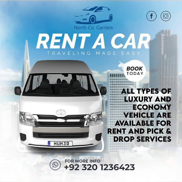 Rent A car North Co. Carrier 6