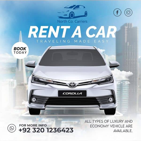 Rent A car North Co. Carrier 7