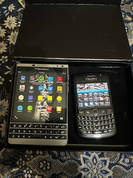 BlackBerry passport silver edition and bold 9780 1