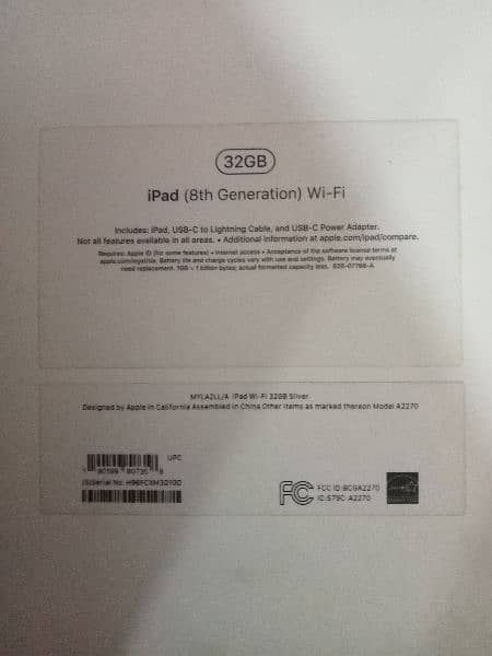 ipad 8th generation available with 2 protectors and box 6