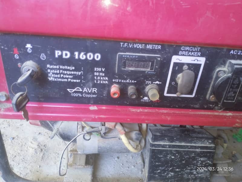 EU Gen PD 1600 1.2 KVA Generator in Good Condition 4
