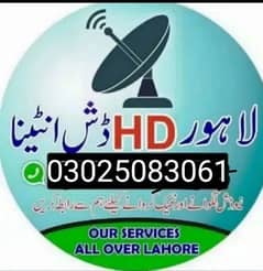 Dish antenna connection with delivery fitting 03025083061 0
