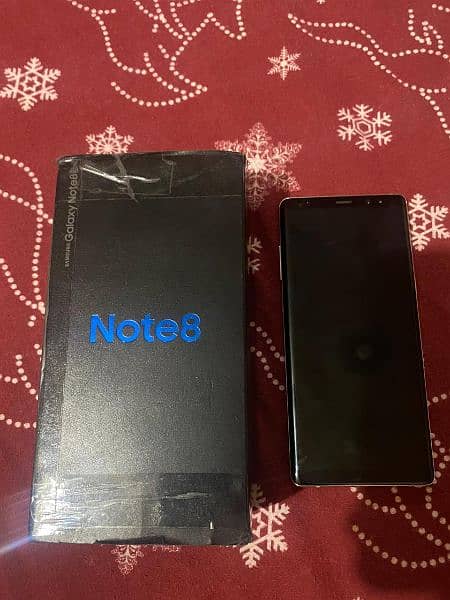 Samsung note 8 official pta approved 4\64 complete box 0