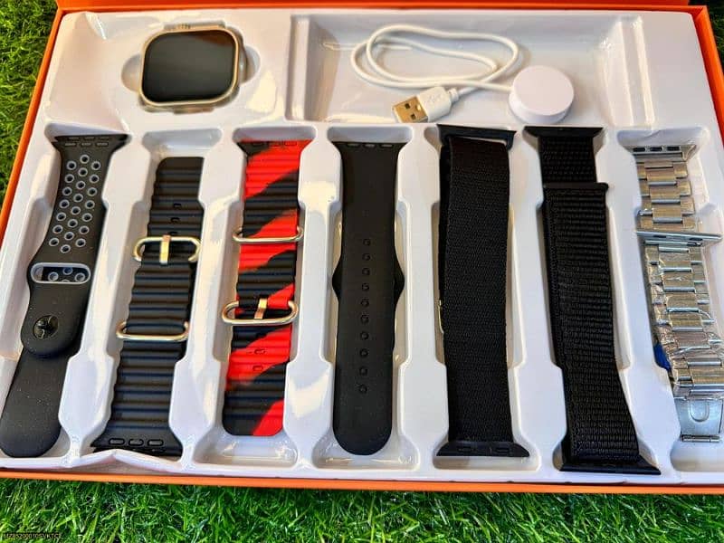 7 straps with one  smart watch 0