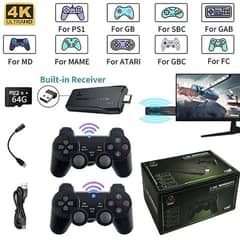 New Upgraded M8 4k video gaming console stick 20000 games 0
