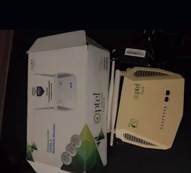 ptcl router n300
with box 0