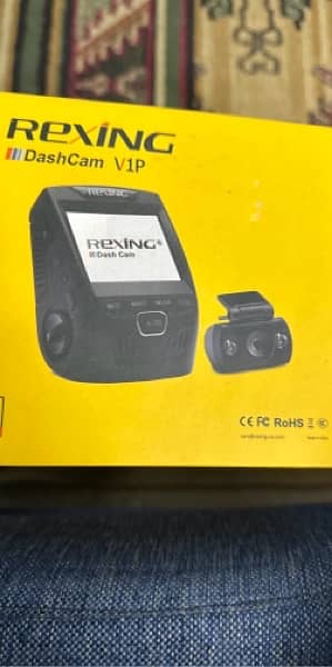 Rexing V1P 2.4" LCD FHD 1080p 170 Degree Wide Angle Dual Channel 2