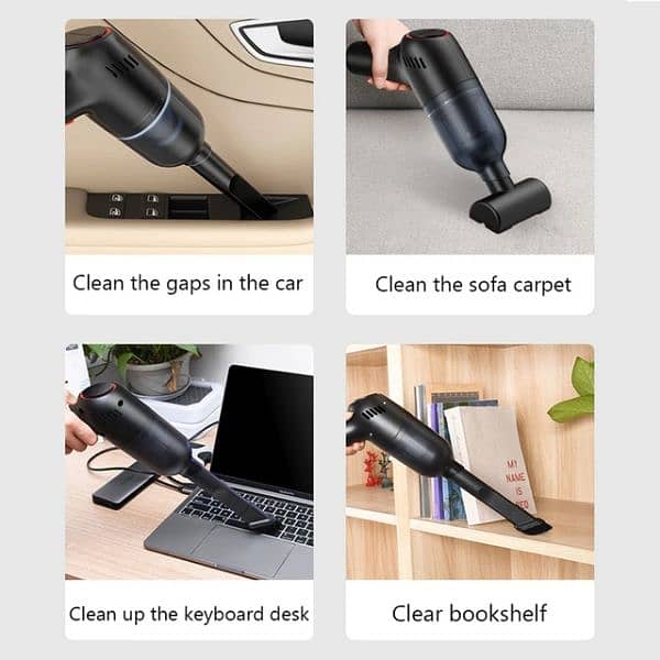 Rechargeable wireless car vacuum cleaner 3