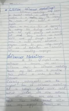 hand writing assignment work in English and urdu