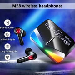 2024 New RGB M28 Wireless Earphones