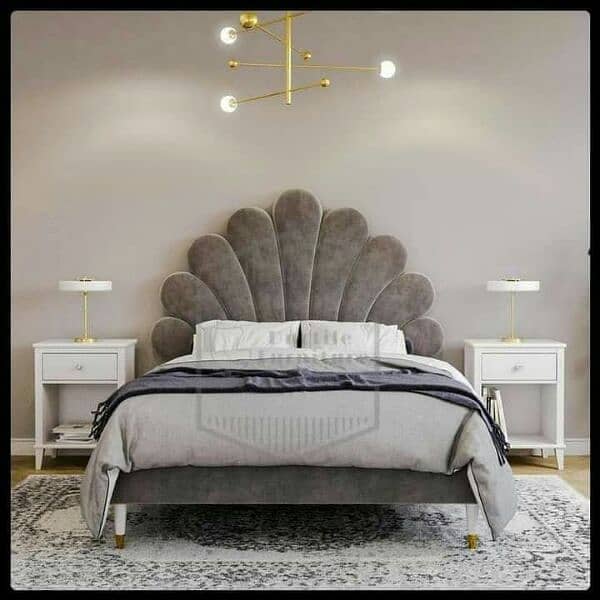 bed set / Bed / Dubole bed / furniture/ new design / poshish bed 9