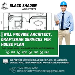 I will provide architect, draftsman service for house plan