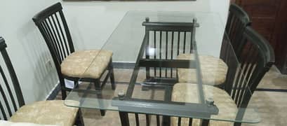 dining table with 4 chairs for sale