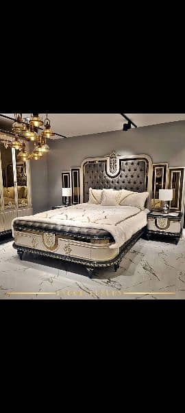 Luxury Stylish Bedroom Furniture Set Available 0