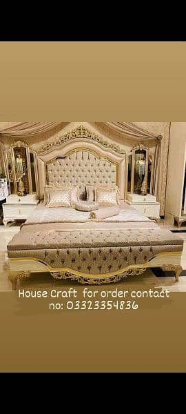 Luxury Stylish Bedroom Furniture Set Available 9