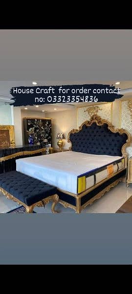 Luxury Stylish Bedroom Furniture Set Available 12