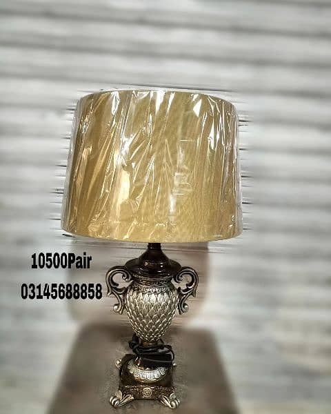 Pair of  beautiful Resin made Table Lamps !
Price of 1pair  PKR 10500 2