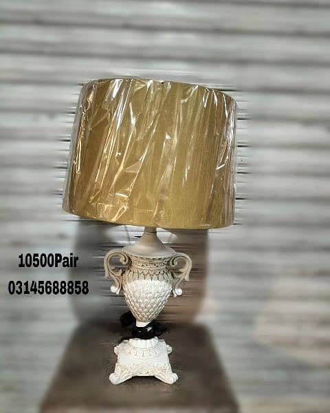 Pair of  beautiful Resin made Table Lamps !
Price of 1pair  PKR 10500 6