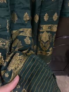 Banarsi Jacquard stitched 2pc suit. . Shirt& Duppata