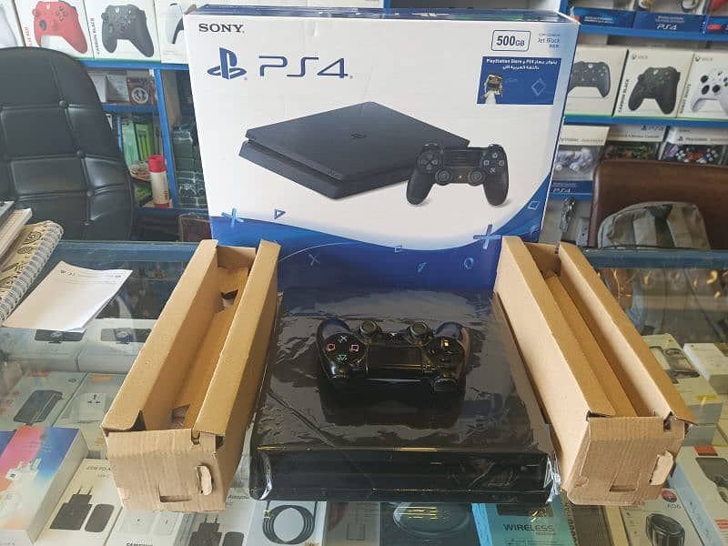 ps4 slim 500 gb jailbreak with games installed 9.00 1
