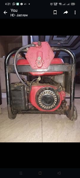 Lummins 2.5 KVA GENERATOR in Best condition (with battery) 4