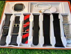 7 in 1 Strap with Smart Watch Set