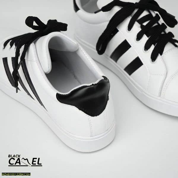 Black Rotterdam Unisex White Sneakers 1