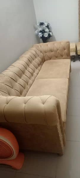 nine seater sofa puffy set 5