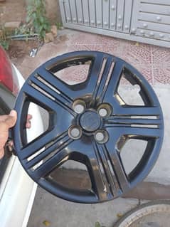 15 inch 4 nut honda city orignal wheel cup black colored