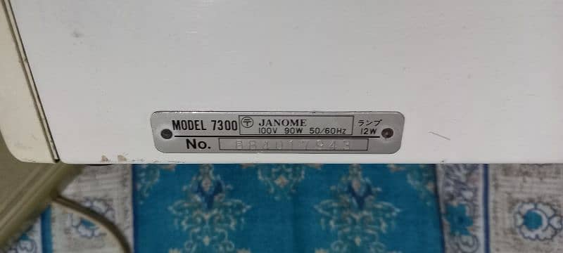 sewing machine janome sensor craft 7300 model. silai machine 2