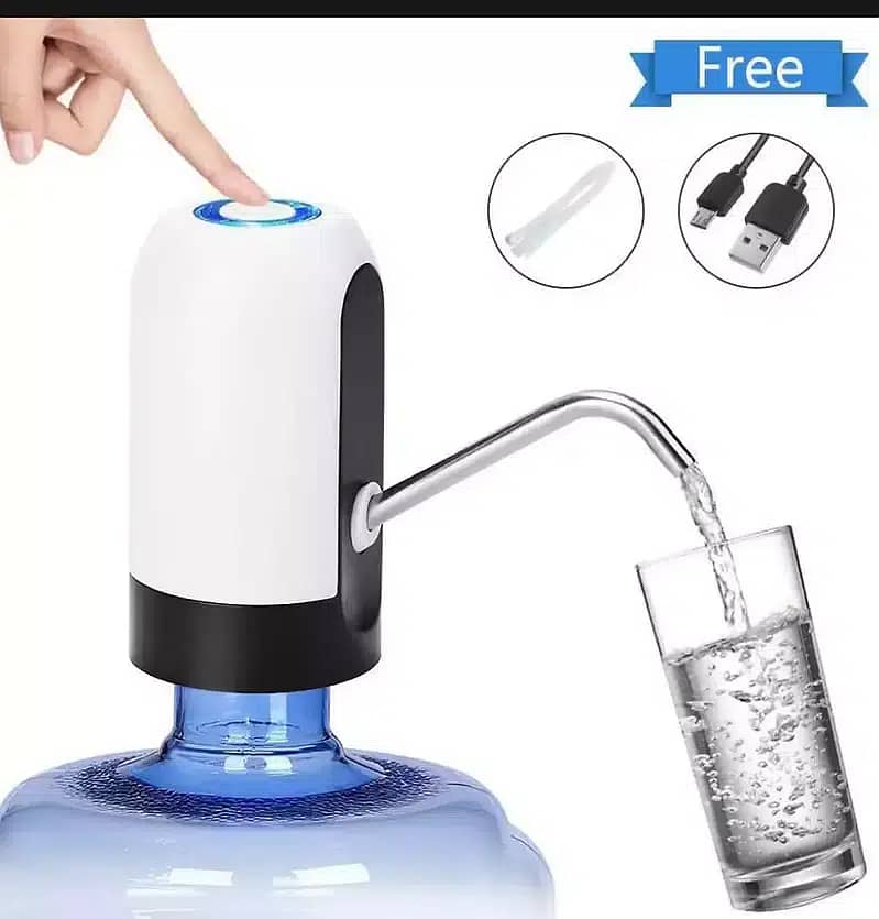 Rechargeable Portable Automatic Water Dispenser Water Pump USB Charger 0