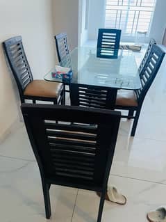 dining table / wooden dining table/dining for sale/6 seater/six seater