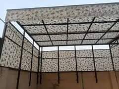 fiberglass shed\car parking shade\car shed\Fiber Shades\Tensile Shades