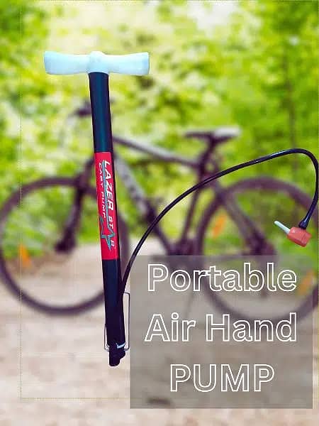 Portable Foot Air Hand Pump for Bicycle and Ball Hand Ball Inflator 0