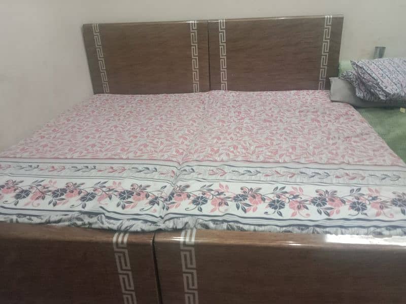 2 single bed with metteres for sale 2