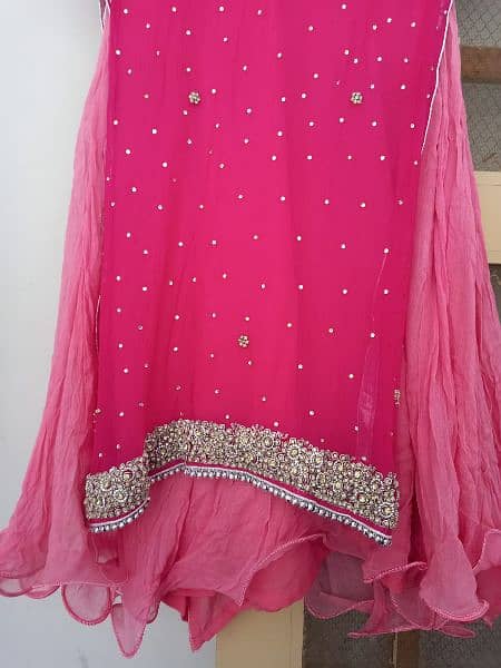 Pink frock 2pc 1
