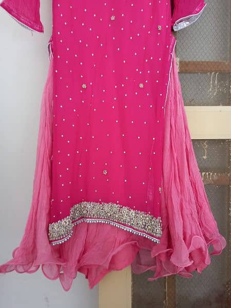 Pink frock 2pc 2