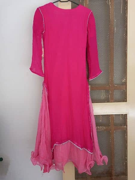 Pink frock 2pc 4