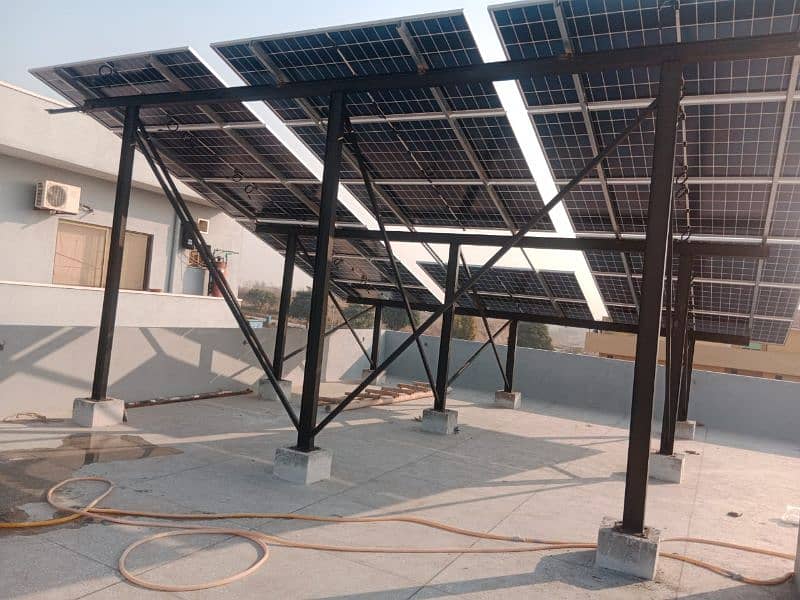 Elevated solar structure for panel 2