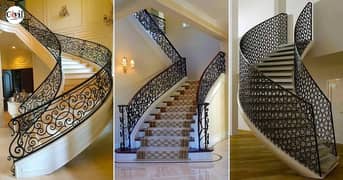 CNC railing for stairs&balcony/grill/railing/terrace